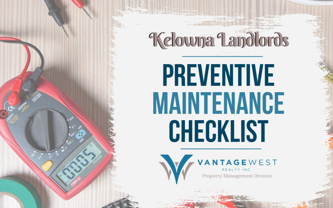 Property Management Preventive Maintenance Checklist (BC, Canada)