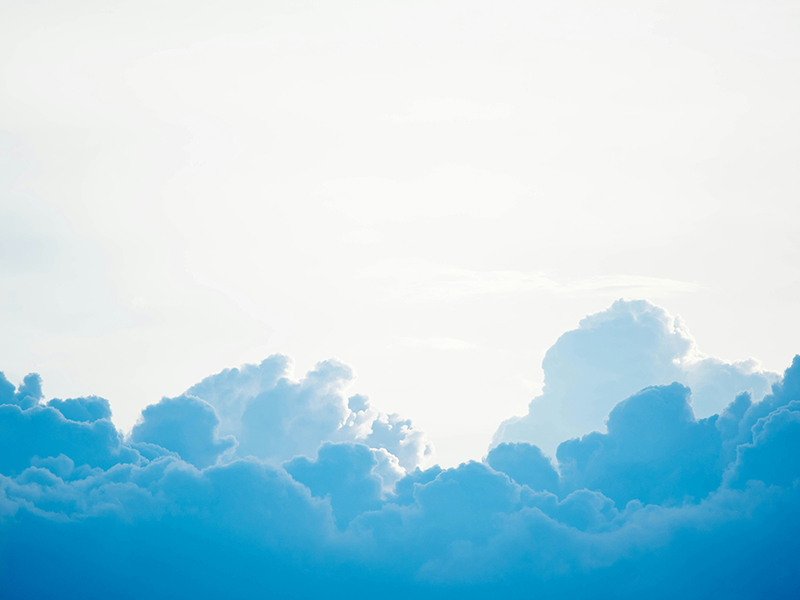 Clouds in the air