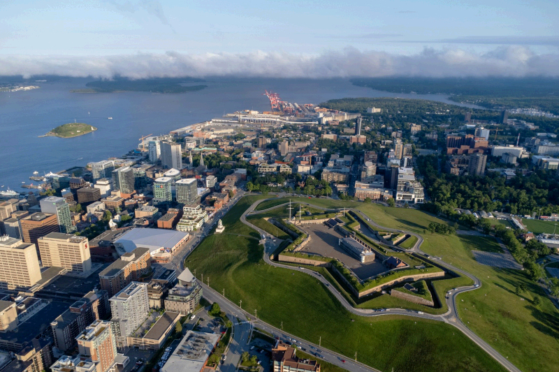 Aerial view of Halifax, Canada